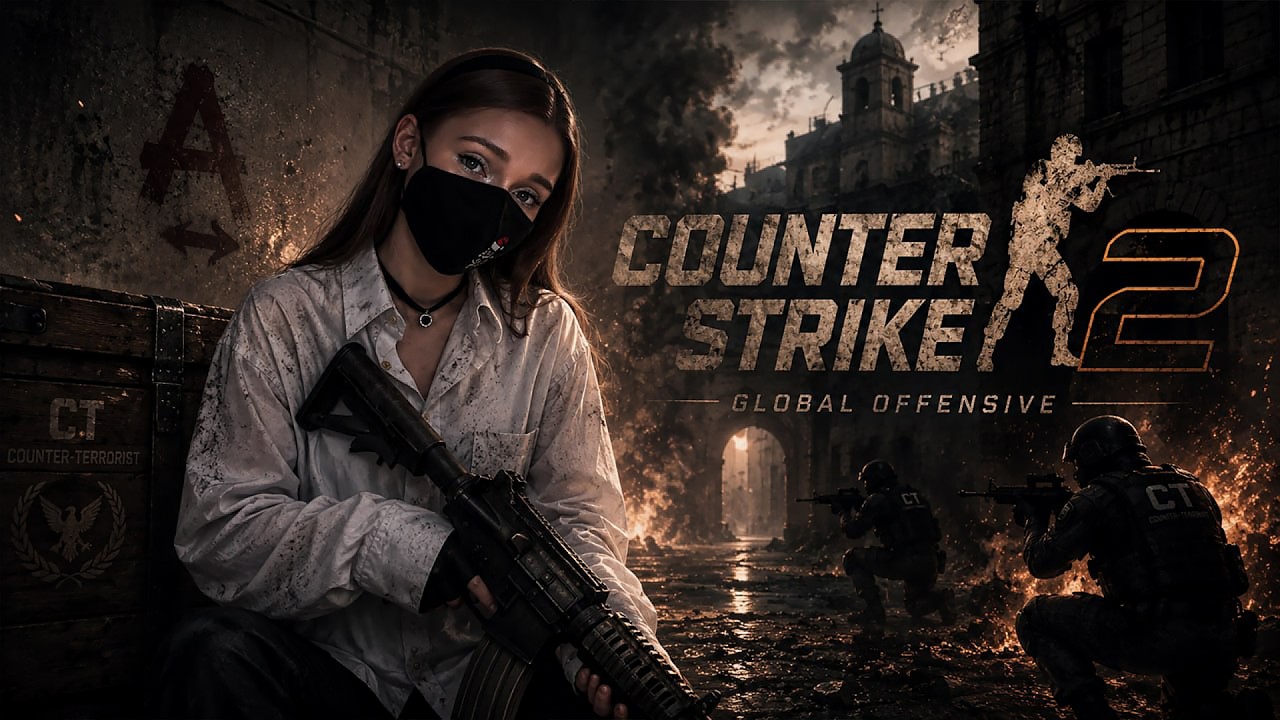 ДЕВУШКА ИГРАЕТ В COUNTER STRIKE | SOULWAY ИГРАЕТ В КС2 | CS 2 смотреть онлайн