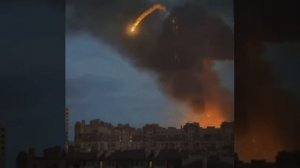 Украинская ракета поражает жилой дом в п.Вишневое под Киевом