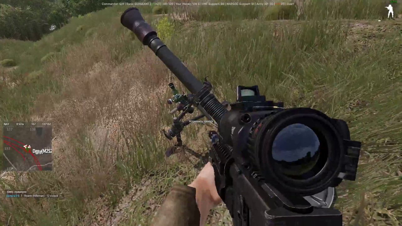 ArmA 3 (4K) Antistasi. Terminal. 81mm mortar M252. Партизанская война. Терминал. 81мм миномёт М252. смотреть онлайн