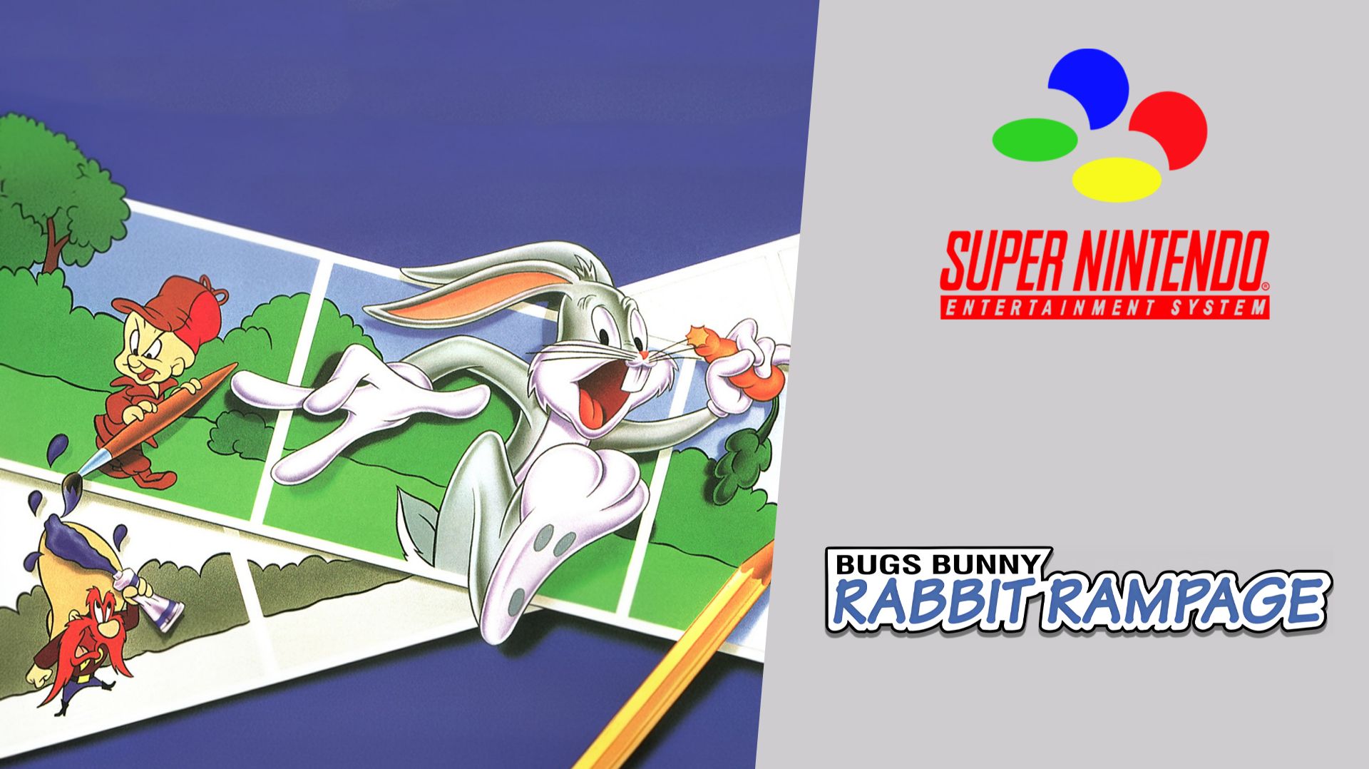 Bugs Bunny Rabbit Rampage (SNES) смотреть онлайн