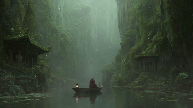 Sacred River - Calm Sleep Meditative Music - Spiritual Relaxing Ambient