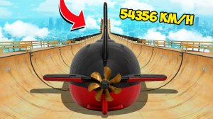 СПУСК БЕЗ ТОРМОЗОВ ПО МЕГА ТРАМПЛИНУ В ГТА 5 - ЭКСПЕРИМЕНТ В GTA 5