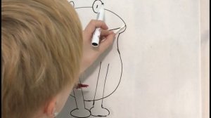 Рисуем лягушку. Как нарисовать лягушку за 5 минут. Простые уроки рисования. Животное из двух фигур