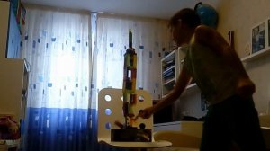 Разрушение башни на замедленной съёмке