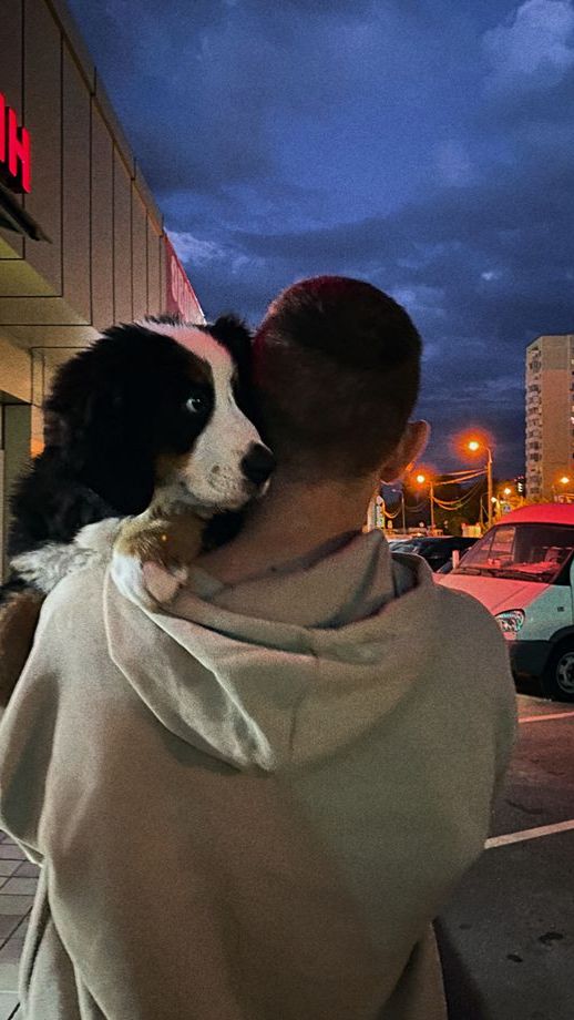 Парень встретил на улице свою собаку которая пропала 6 месяцев назад