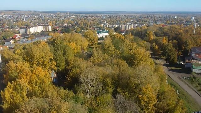 Панорама Елабуги с Новой Высоты смотреть онлайн