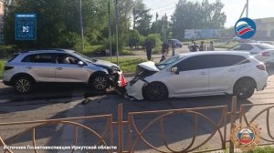 7 человек, включая 3 детей, пострадали в аварии в Усолье-Сибирском