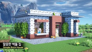 🧱 Создайте аккуратный кирпичный дом 🏡. ⛏️Гайд по Постройке