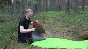 СПОСОБ БЫСТРО СВЕРНУТЬ САМОНАДУВАЮЩИЙСЯ КОВРИК / How to roll up a Self-Inflating Mat