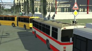 История старого города в Micro-Trolleybus simulator MTS!