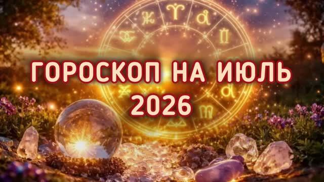 ГОРОСКОП на ИЮЛЬ