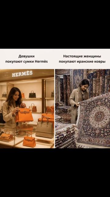 Сумки могут быть модой на сезон, а настоящий персидский ковёр