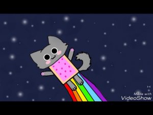 Nyan Cat (оригинал VS рисунок) 💜🐱🌈