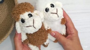 Мои вязальные дела. Вязаные овечки и козочки.