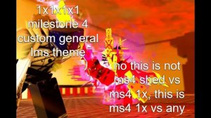 Milestone 4 1x1x1x1 Last Man Standing - Forsaken OST (UNFINISHED)