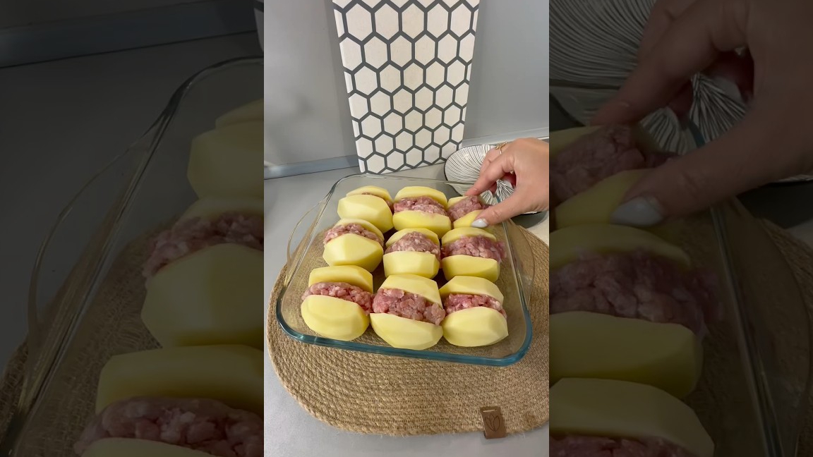 Рецепт,который стоит на репите на моей кухне.Картошка с фаршем,что может быть лучше?😋#рецепты