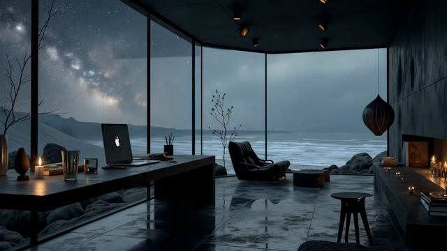 Deep Work Playlist for Focus & Productivity ｜ Ambient Study Music Ocean Night смотреть онлайн