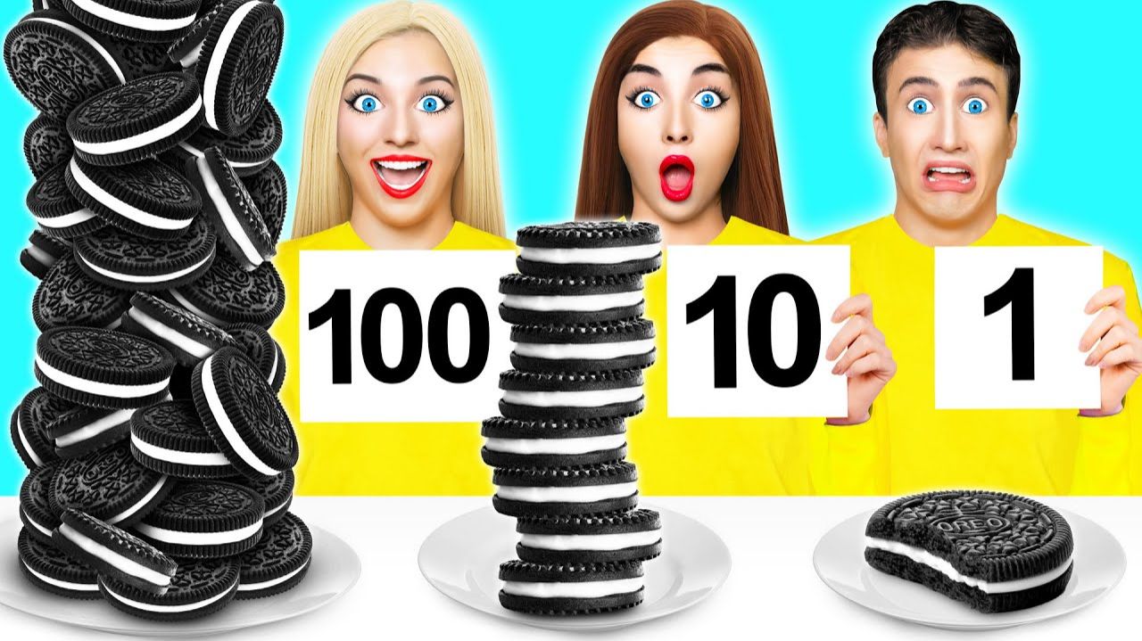 100 Слоев еды Челлендж #4 смотреть онлайн