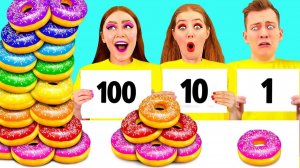 100 Слоев Еды Челлендж # Вкусные Кухонные Лайфхаки от 4Teen Challenge