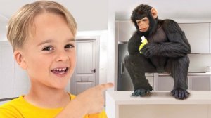 Дикие животные у меня дома! Учим названия животных и интересные факты