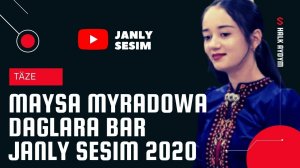 Maysa Myradowa Daglara Bar Turkmen Halk Aydymlary  Janly Sesim 2020