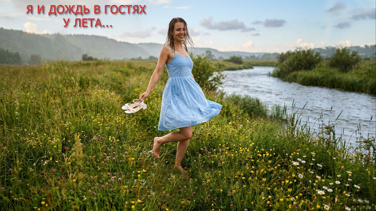 Я и дождь в гостях у лета... смотреть онлайн