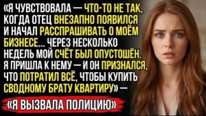 Я поняла, что что то не так, когда мой отец внезапно появился и начал расспрашивать о моём будущем!