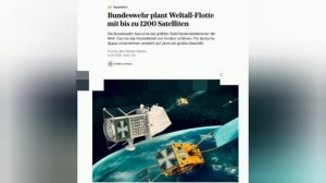 ‼️🇩🇪 Бундесвер собирается запустить около 1,2 тыс. спутников для связи и разведки, — Handelsblatt