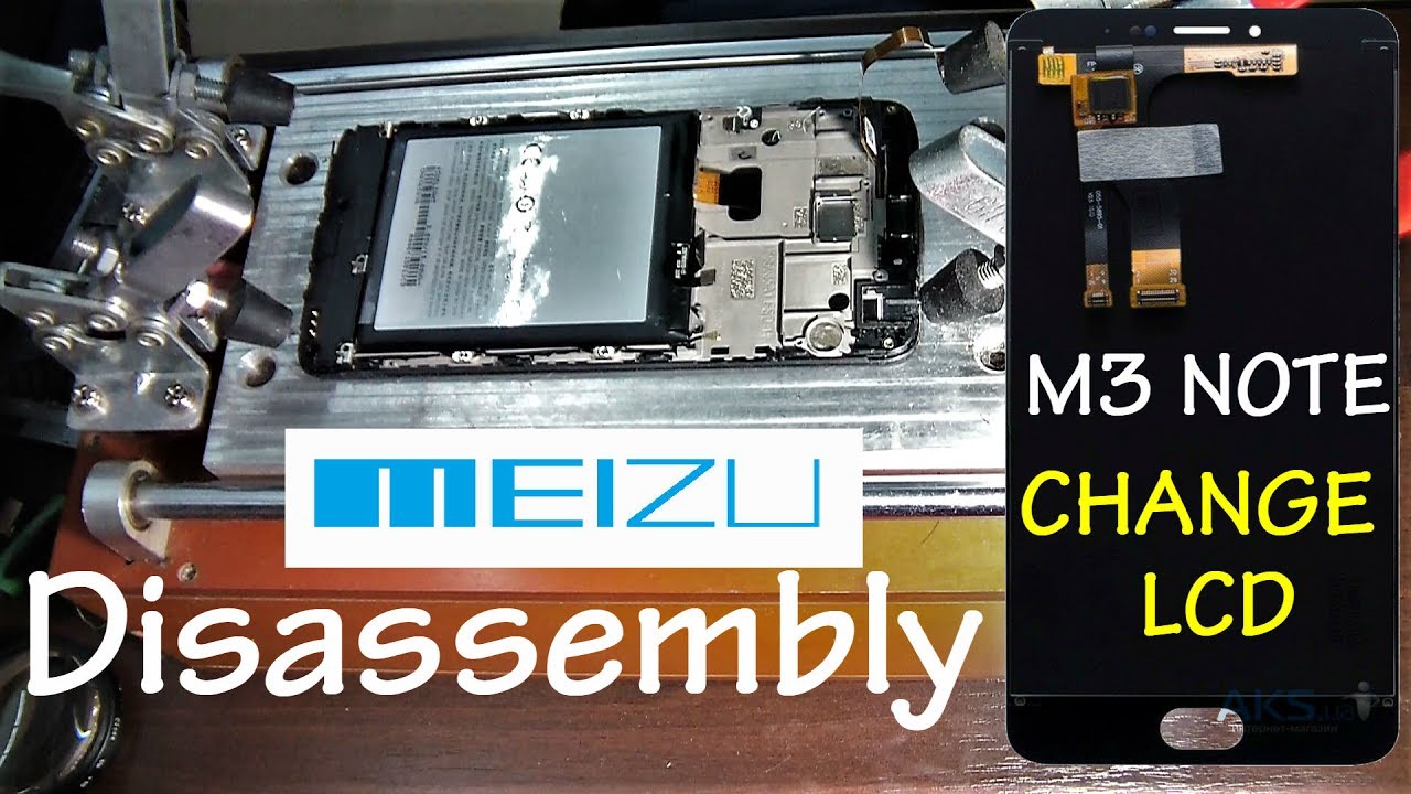 MEIZU NOTE 3 Disassembly and replacing Display module / Разборка и замена дисплейного модуля смотреть онлайн