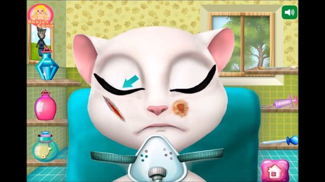 Говорящая Анжела Игра операция игры. Angela surgery game смотреть онлайн
