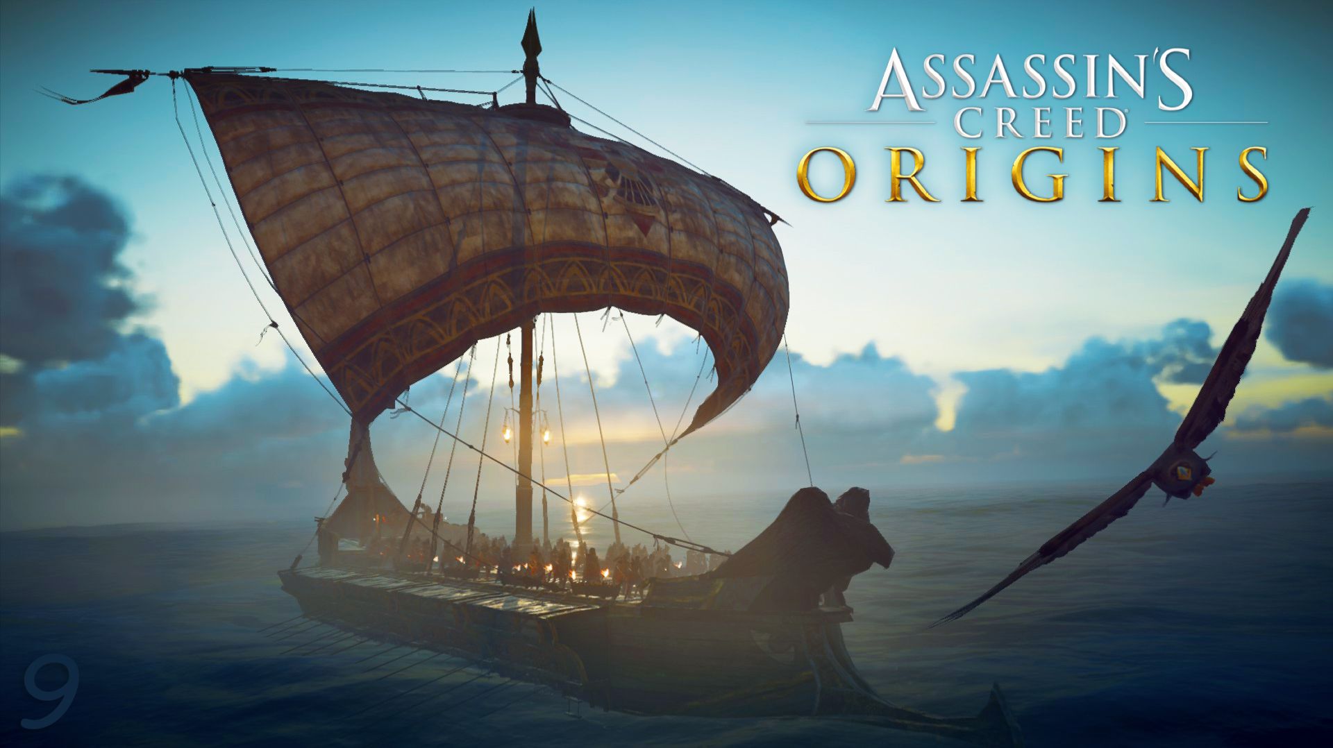 Дети Себека и морская баталия – Assassin's Creed: Origins #9 смотреть онлайн