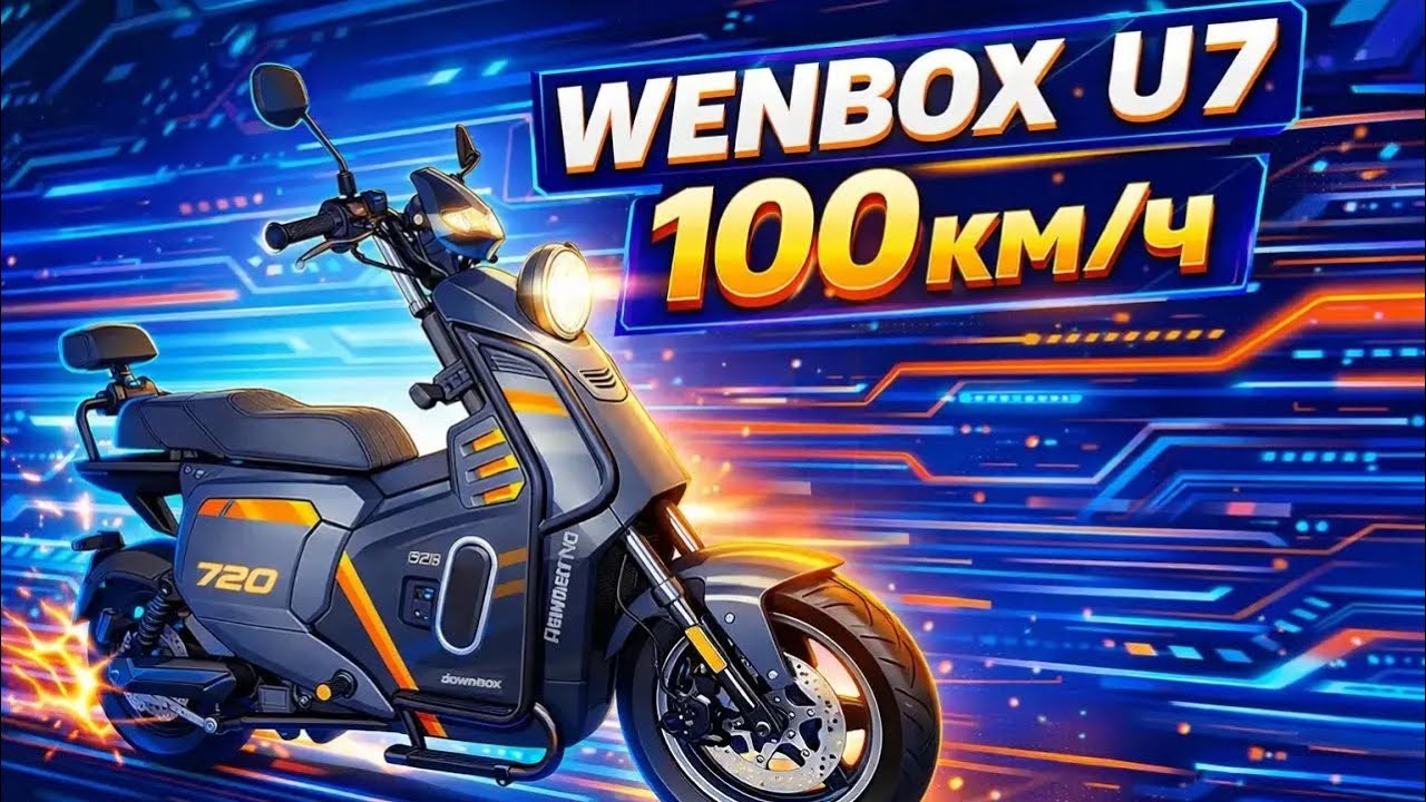 Электро скутер Wenbox U7 100км/ч