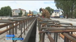 Ремонт моста через Подкумок идет быстрыми темпами