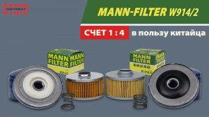😱  Распил MANN-FILTER 914/2: «немецкий» оригинал хуже китайца