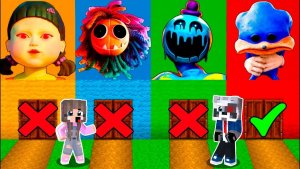 НУБ И ПРО В ЯМАХ ИГРА В КАЛЬМАРА 3 POPPY PLAYTIME 4 ГОЛОДНЫЙ ЧЕРВЬ - (Racoon) #Minecraft #Майнкрафт