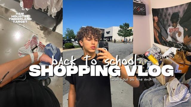 Back to School Shopping Vlog | Mini Haul at the End смотреть онлайн