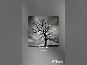 1. музыка Suno Al (нейросеть) стиль музыки Dark sun название Dracula