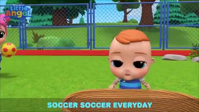 Baby Johns First Soccer Goal Teamwork