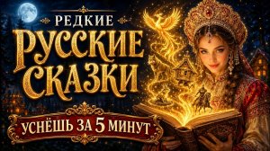 Редкие русские сказки для сна 🌙 9 добрых народных историй