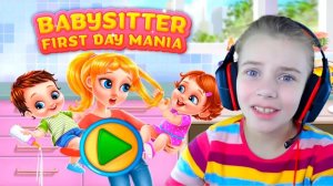 ПЕРВЫЙ ДЕНЬ НЯНИ смешное ВИДЕО ДЛЯ ДЕТЕЙ Новый игровой мультик детская игра