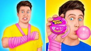 Как пронести Еду в Больницу # Веселые трюки с едой от Multi DO Fun Challenge