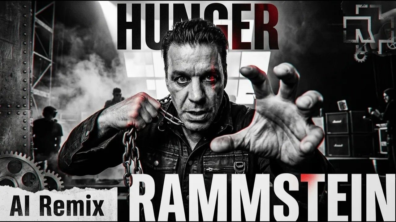 HUNGER - Rammstein Inspired Industrial Metal AI Metal смотреть онлайн