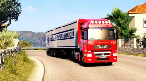 705 / ETS2 1.58 / Камаз-65206 / В поисках груза по Греческим островам.