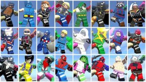 ВСЕ ТРАНСФОРМАЦИИ ПЕРСОНАЖЕЙ В LEGO MARVEL SUPER HEROES