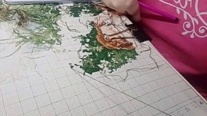 Лесная тайна Вышивка крестиком мои посиделки со вышивкой крестиком и с аудиокнигой