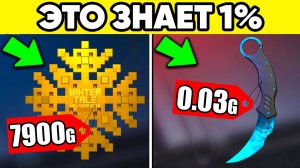 СЕКРЕТНАЯ ИНФОРМАЦИЯ ПРО СКИНЫ в STANDOFF 2