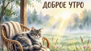 Доброе утро с пожеланиями добра | Короткая открытка с музыкой и тёплыми словами