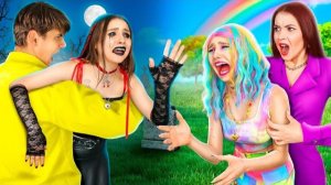 💔 Нас РАЗДЕЛИЛИ при удочерении! 🤬 Девушка ГОТ против Девушки РАДУГА! 🌈