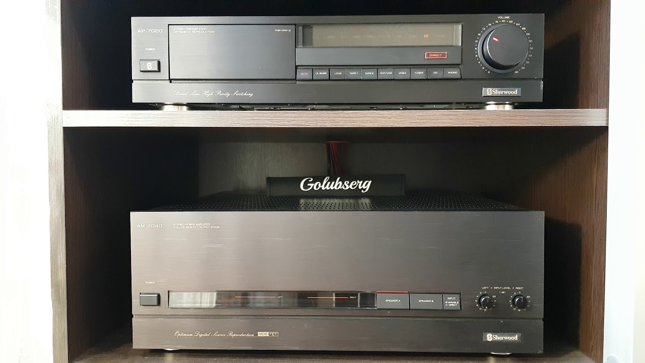 Sherwood AM-7040 / AP-7020 фантастический Hi-End звук! смотреть онлайн