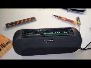 Как разобрать #BLUETOOTH калонку и добавить аккумулятор ASPIRING